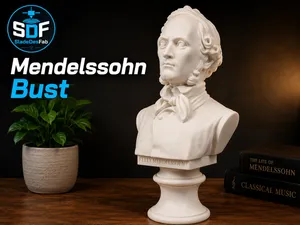 Felix Mendelssohn Composer Bust