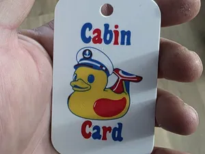 Duck Cruise Cabin Card
