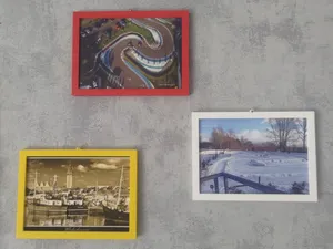 Wall Mounted Postcard Frame