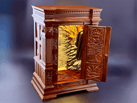 Narnia Inspired Wardrobe Book Nook