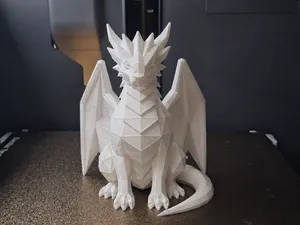 Low Polly Wyvern