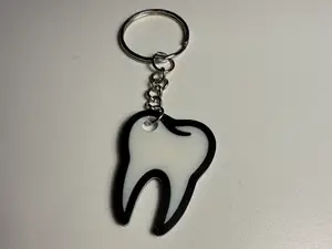 Tooth keychain