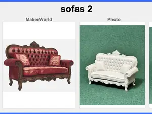 RPG • Dollhouse • Mini: Victorian Era sofas 2