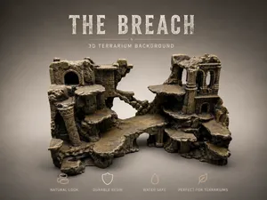 3D-Rückwand - The Breach