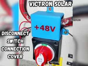 Victron Solar batterie disconnect switch cover