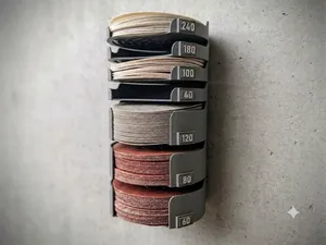 Detachable sanding disc trays