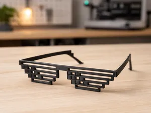 Minecraft Glasses Pixel Shutter See-Through