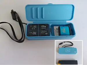 V1版 TF SD 储存卡 U盘 读卡器收纳盒
