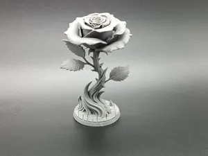 Decorative Rose Flower Statue - Fantasy Rose