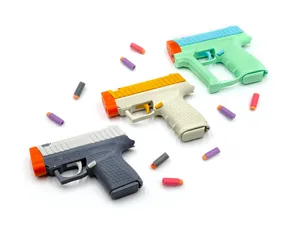 Zc Aus - Ultra Compact Nerf Toy Foam Dart Pistol