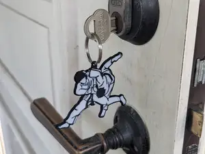 Judoka keychain