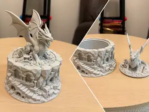 Dragon King Coin Bank - Ruins Vault Diorama