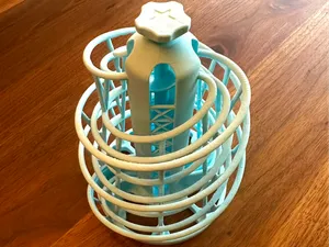 Print-In-Place Double Helix Marble Run