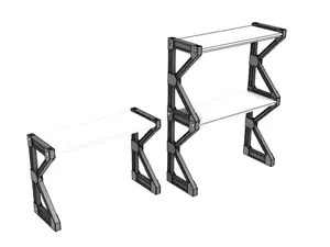 可堆叠置物架stackable shelf