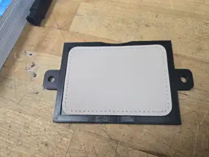 3.5" x 2.5" leather patch laser jig