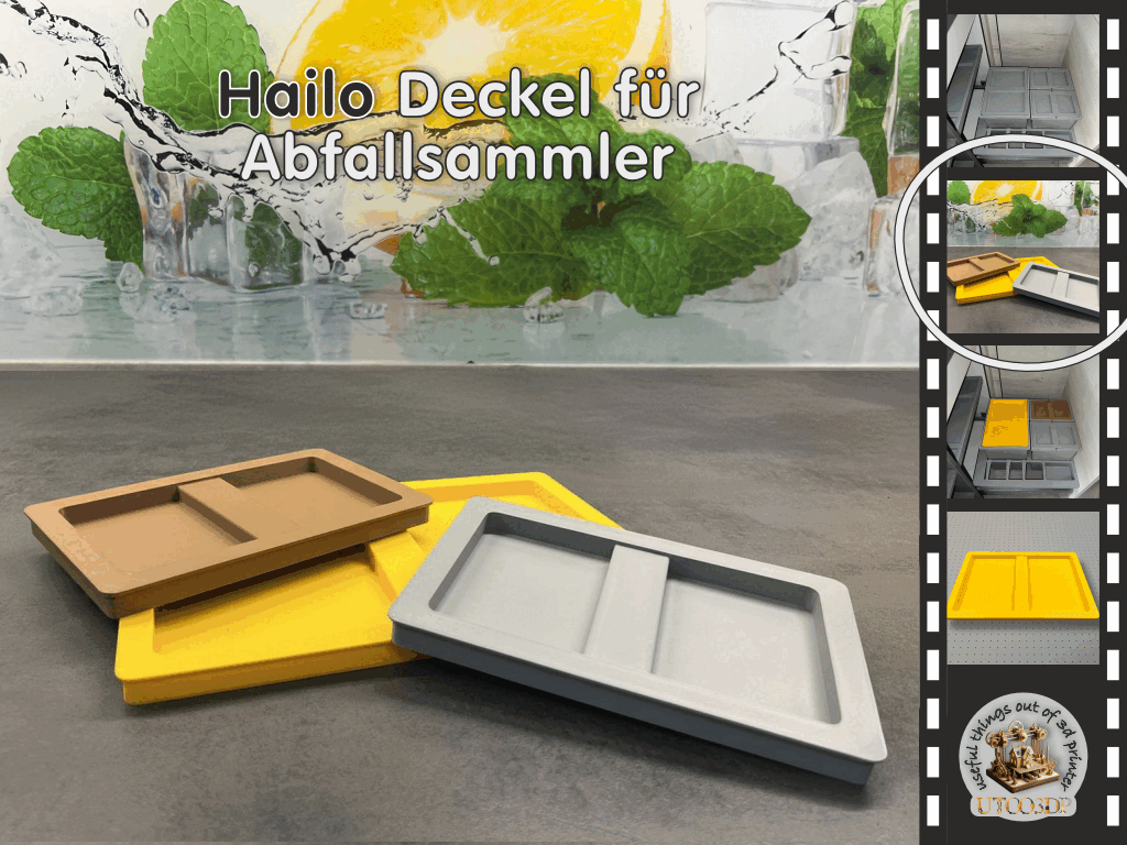 Ersatzdeckel für den Hailo-Abfallsammler
