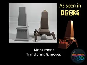Monument from Doors (Roblox) - Moves & transforms