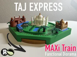 MAXi Train - Functional Taj Express Diorama