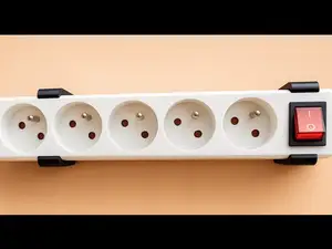 electrical power strip wall mount clip