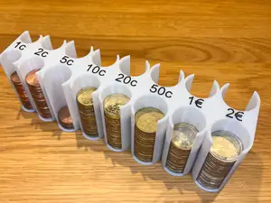 Large coin collector Euro sortiment Münzsammler €