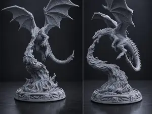 Fire Breathing Dragon - Levitation