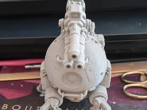 Iron-Stride Rusted Hand Artillery Platform
