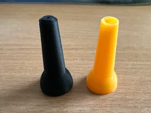 loc-line nozzle with fine high pressure jet