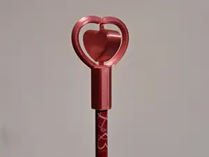 Fidget Pencil Topper - Heart Spinner