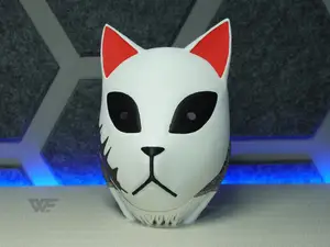 Sabito-Inspired Kitsune Mask – Demon Slayer Fanart
