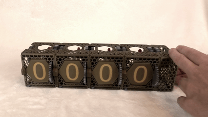 Modular Mechanical Binary Counter System