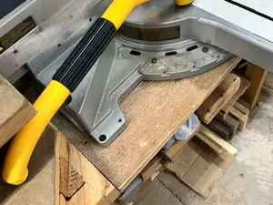 Miter saw finger saver
