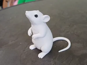 Standing Mouse Figurine