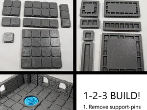 Dungeon tiles - OpenLOCK system