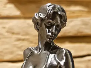 Retro Bikini Lady Statue