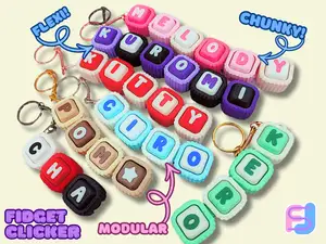 Articulated Modular Fidget Clicker Flexi Toy