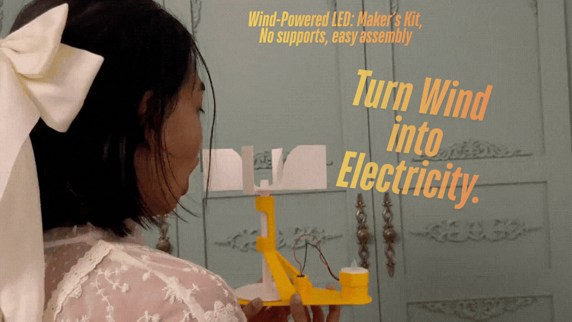 Wind-Powered LED Generator: Maker’s Kit Edition
