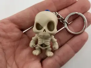 Skeleton Keychain – Mini Cute Bone Figure