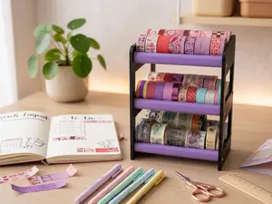 Stylisches Washi‑Tape‑Regal