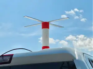 UHF Satcom X-Wing antenna