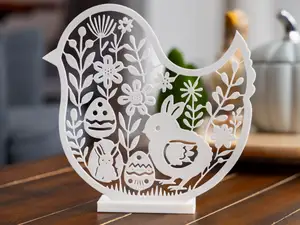 easter chick decor silhouette