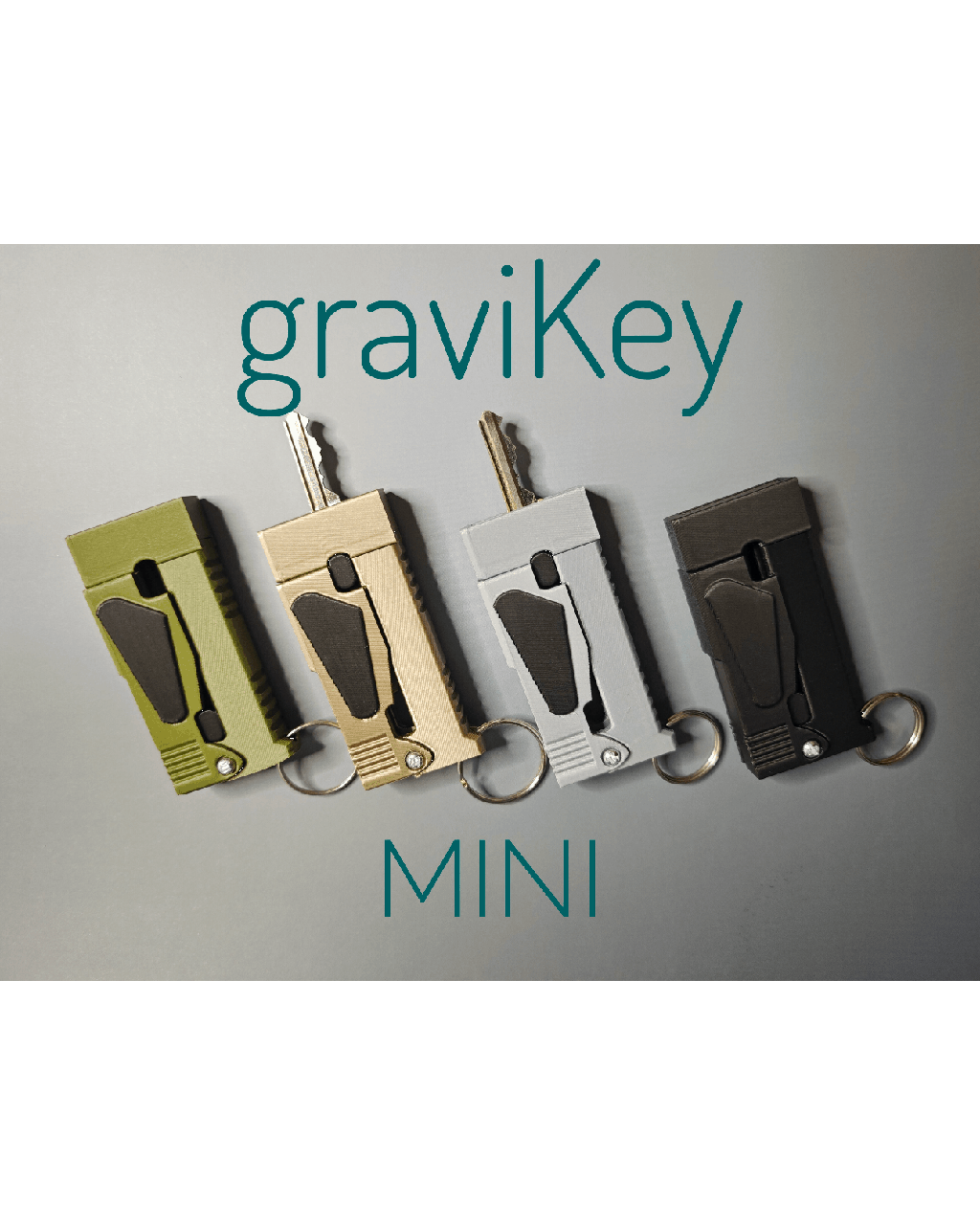 Mini Gravity Knife Style Key Holder Fidget Toy