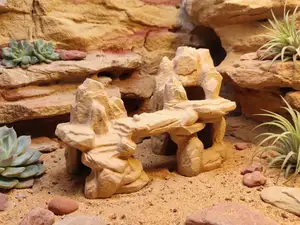 Aquarium Terrarium Desert Canyon Bridge & Caves
