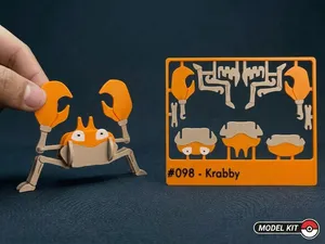 Pokemon #098 - Krabby kit card