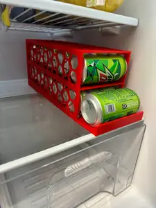 Soda Can Shelf for Fridge Bigger Printer Required