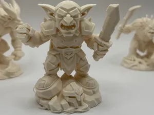 Ashgut Goblin Commander Tyrant of the Ember Hordes