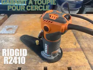 Ridgid R2410 gabarit pour couper cercle