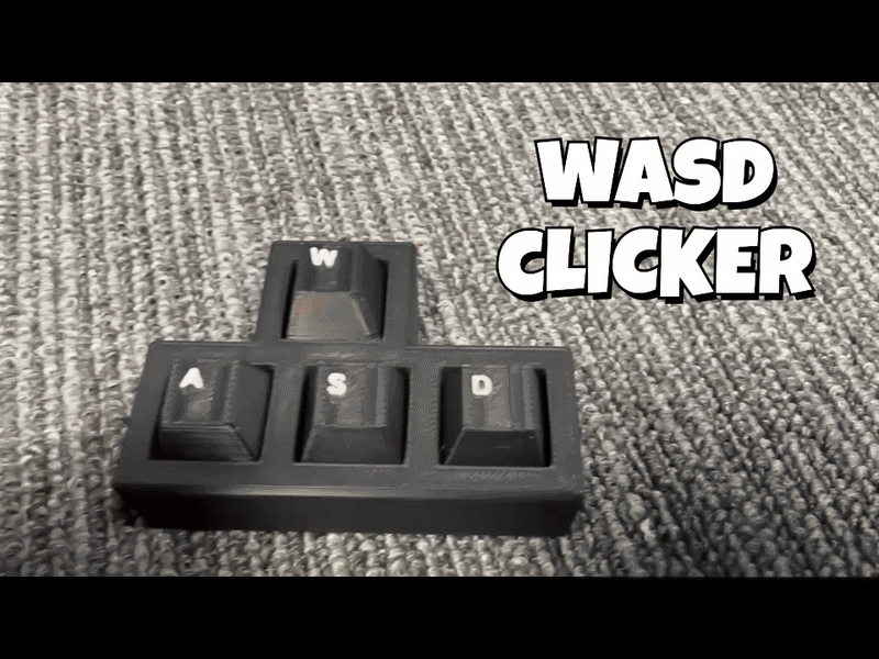 WASD Fidget Key Clicker