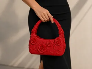 Rose Handbag | Floral PLA Purse|Classic & Romantic