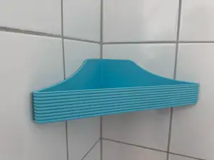 Eck-Duschablage (selbstklebend, ohne Bohren)