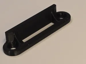 Caravan striker plate for Push Lock - Reinforced